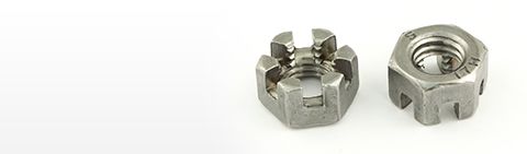 DIN 937 Гайка шестигранная прорезная и корончатая низкая